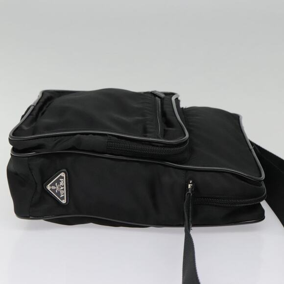 PRADA Shoulder Bag Nylon Black - Picture 4 of 16